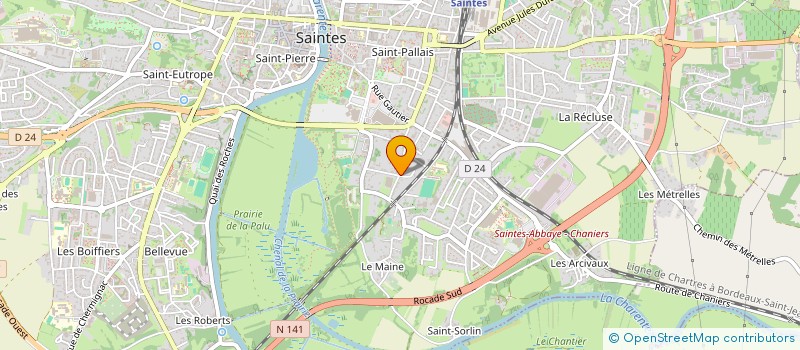 localisation de l'entreprise PROPHILPIERRE FRANCE  SAINTES