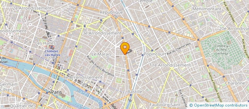 localisation de l'entreprise PROPHOT  PARIS