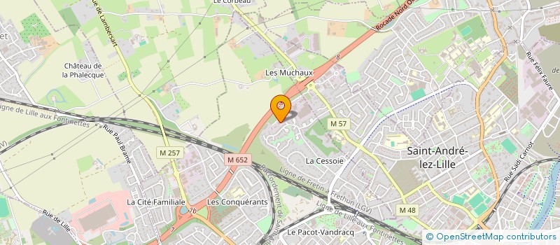 localisation de l'entreprise PROPHYL INFORMATIQUE à LAMBERSART