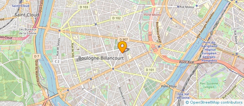 localisation de l'entreprise PROPICE à BOULOGNE-BILLANCOURT