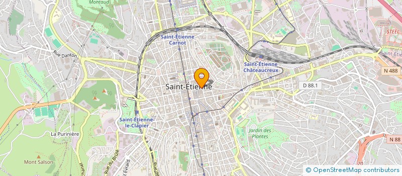 localisation de l'entreprise PROPICE COLOMBET MICHEL à SAINT-ETIENNE
