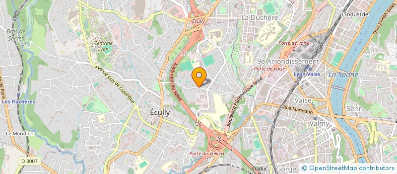 localisation de l'entreprise PROPICE TRANSPORT  ECULLY