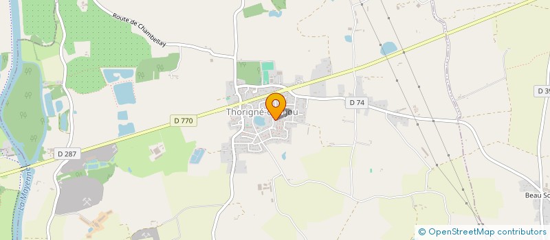 localisation de l'entreprise PROPICH ADE  THORIGNE-D'ANJOU