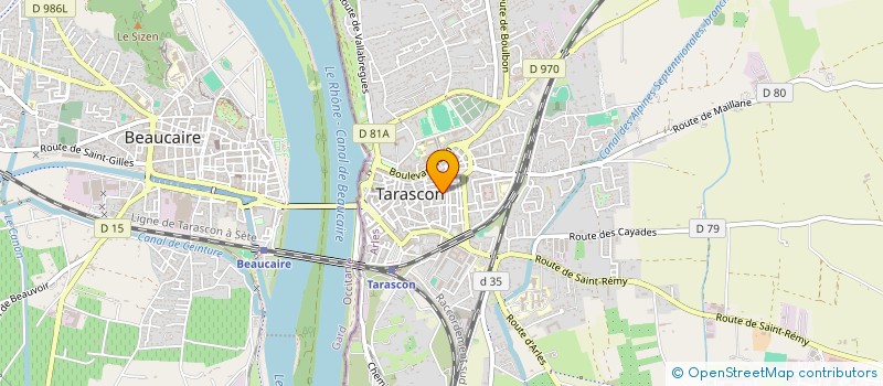 localisation de l'entreprise PROPLAQUES  TARASCON