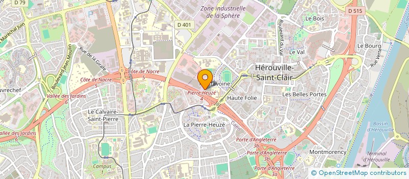 localisation de l'entreprise PROPLAST à HEROUVILLE-SAINT-CLAIR