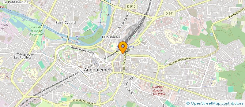 localisation de l'entreprise PROPLATRERIE à ANGOULEME