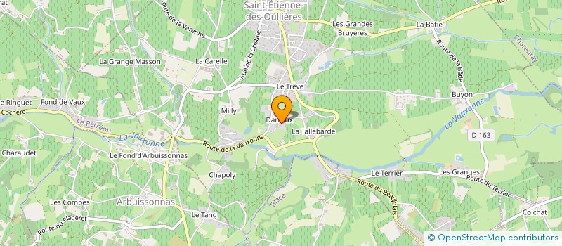 localisation de l'entreprise PROPOLIZ  SAINT-ETIENNE-DES-OULLIERES