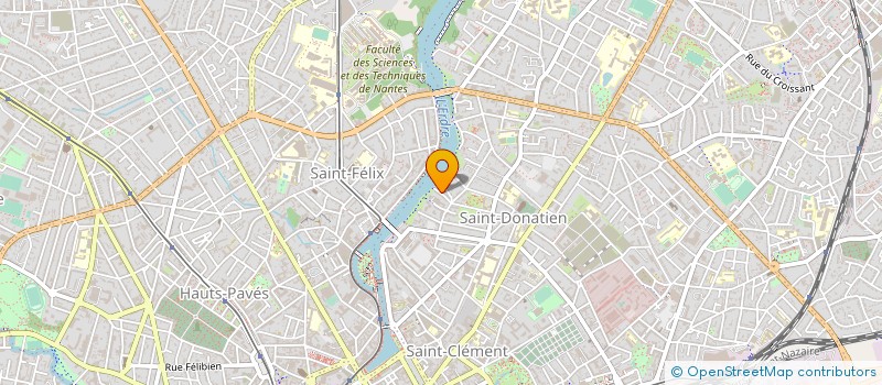 localisation de l'entreprise PROPONANT à NANTES
