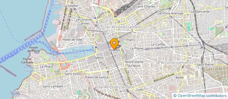 localisation de l'entreprise PROPORTION GARDEE  MARSEILLE