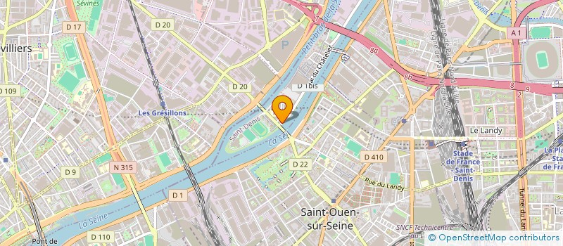 localisation de l'entreprise PROPOSE  L'ILE-SAINT-DENIS