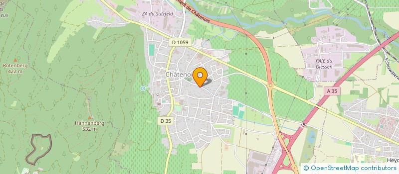 localisation de l'entreprise PROPOSE AGENCEMENTS à CHATENOIS
