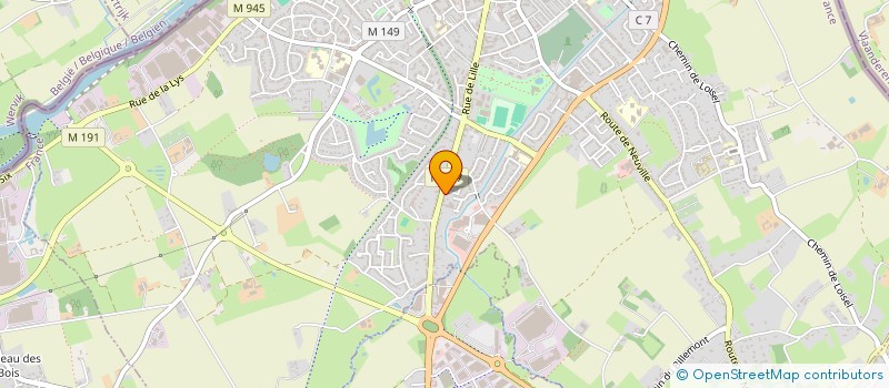 localisation de l'entreprise PROPOZE  HALLUIN