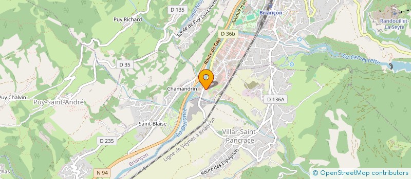 localisation de l'entreprise PROPR'AUTO à BRIANCON