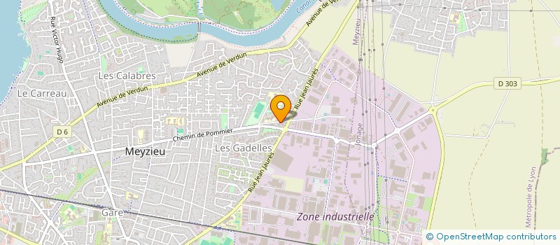 localisation de l'entreprise PROPR'E.T  MEYZIEU