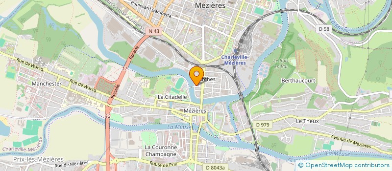 localisation de l'entreprise PROPRE AUTO ARDENNES  PRIX-LES-MEZIERES