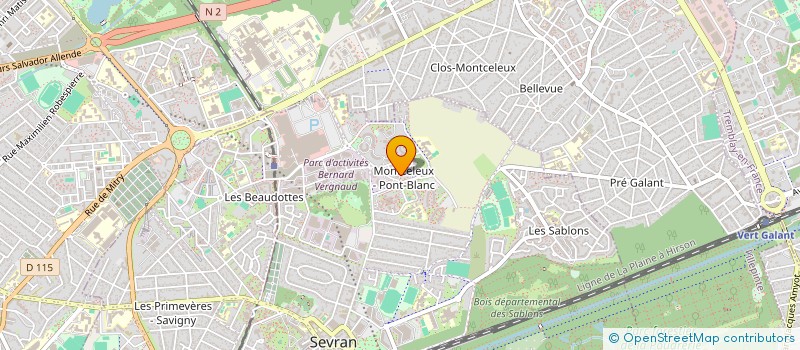 localisation de l'entreprise PROPRE AUTO CONCEPT à SEVRAN