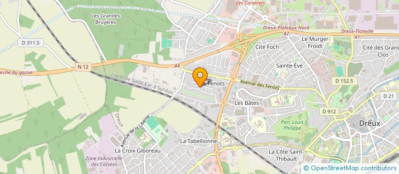 localisation de l'entreprise PROPRE ET NET à DREUX
