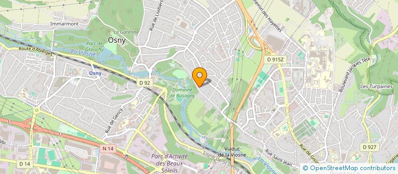 localisation de l'entreprise PROPRE IMMEUBLE  OSNY