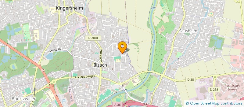 localisation de l'entreprise PROPRE INDUS  WITTENHEIM