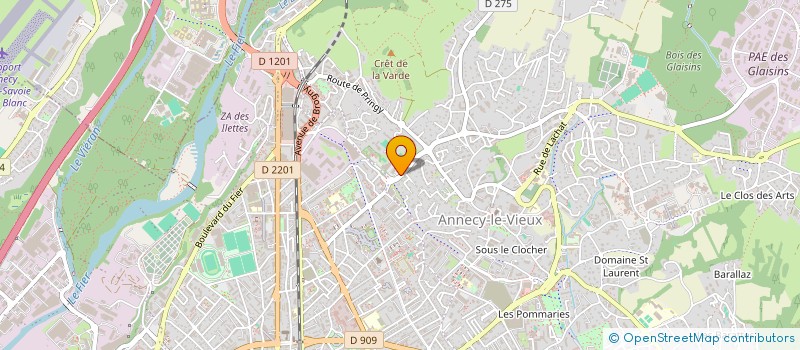 localisation de l'entreprise PROPRE PARTOUT à ANNECY