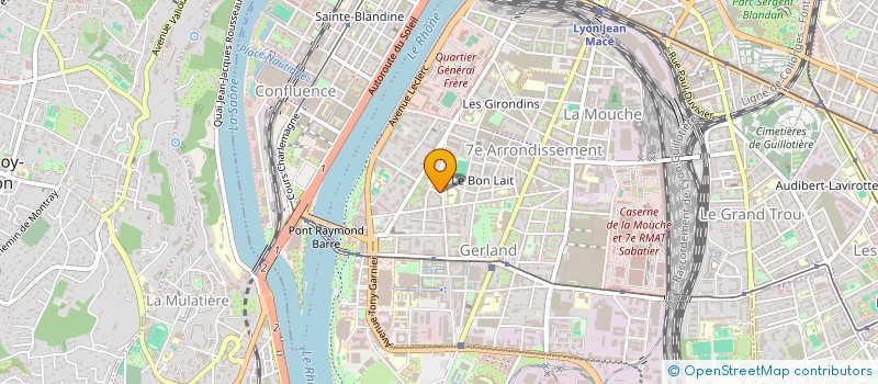 localisation de l'entreprise PROPREMENT VOTRE à LYON 7EME