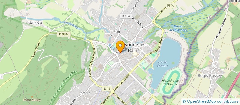 localisation de l'entreprise PROPRES SERVICES à DIVONNE-LES-BAINS
