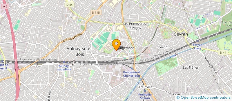 localisation de l'entreprise PROPRETE ALPHA OMEGA à SEVRAN