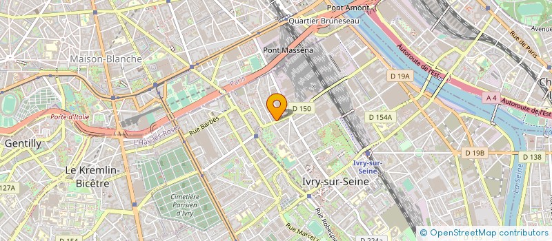 localisation de l'entreprise PROPRETE BY GONZALEZ à IVRY-SUR-SEINE