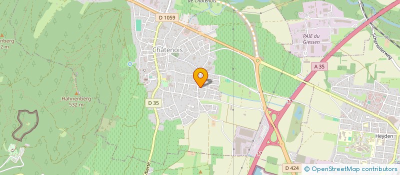 localisation de l'entreprise PROPRETE DOSSEH à CHATENOIS