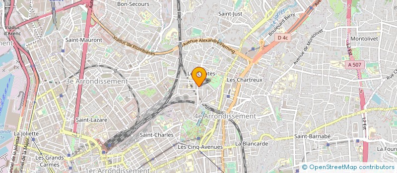 localisation de l'entreprise PROPRETE ET HYGIENE .SET à MARSEILLE