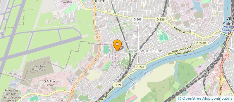 localisation de l'entreprise PROPRETE EXPRESS  ABLON-SUR-SEINE