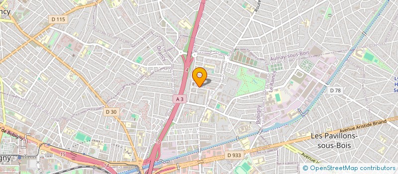 localisation de l'entreprise PROPRETE JARDINAGE MAINTENANCE  BONDY