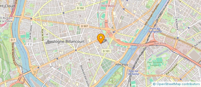 localisation de l'entreprise PROPRETE METHODE MURS PLAFONDS à BOULOGNE-BILLANCOURT