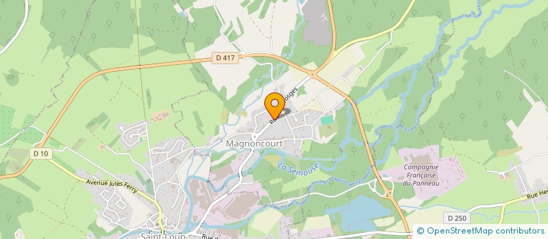 localisation de l'entreprise PROPRETE MULTISERVICES  MAGNONCOURT