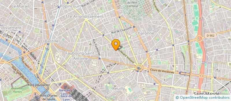 localisation de l'entreprise PROPRETE NETTOYAGE SERVICE  PARIS