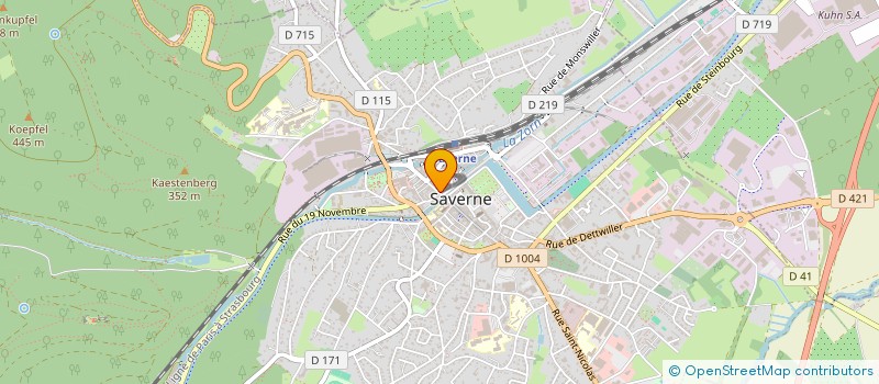 localisation de l'entreprise PROPRETE PANNEAUX SOLAIRES ALSACE  SAVERNE