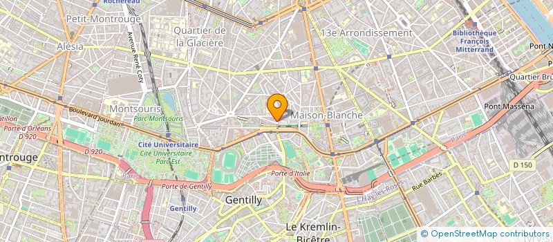 localisation de l'entreprise PROPRETE - RENOVATIONS - SERVICES A DOMICILE à PARIS