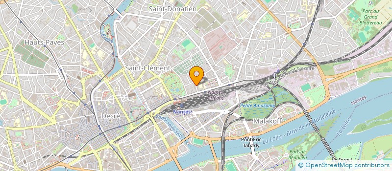 localisation de l'entreprise PROPRETE SERVICE ACCUEIL 44 à NANTES