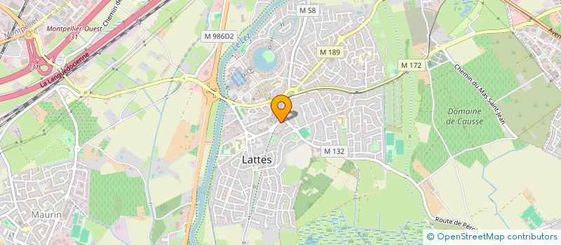 localisation de l'entreprise PROPRETE SUD à LATTES