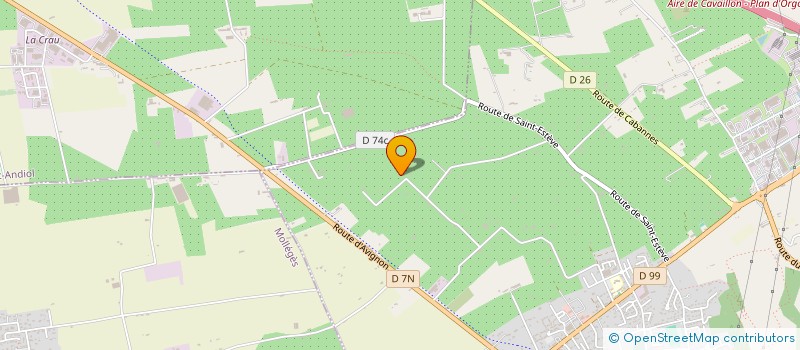 localisation de l'entreprise PROPRIETAIRES ET CHASSEURS REUNIS DE PLAN D ORGAN à PLAN-D'ORGON