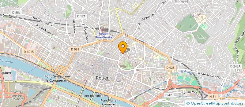 localisation de l'entreprise PROPRIETE & CONSEIL à ROUEN