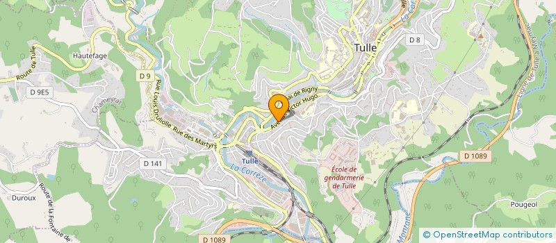 localisation de l'entreprise PROPRIETE CREDIT AGRICOLE  TULLE