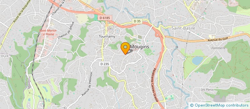 localisation de l'entreprise PROPRIETE DE JOHN à MOUGINS