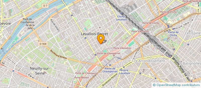 localisation de l'entreprise PROPRIETES DU MONDE à LEVALLOIS-PERRET