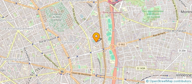 localisation de l'entreprise PROPRIETES SAY  PARIS