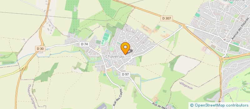 localisation de l'entreprise PROPRITECH  CHAVENAY