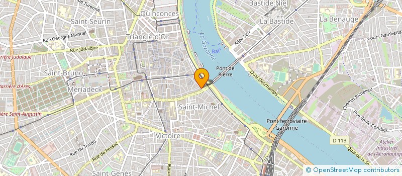 localisation de l'entreprise PROPRUM à BORDEAUX