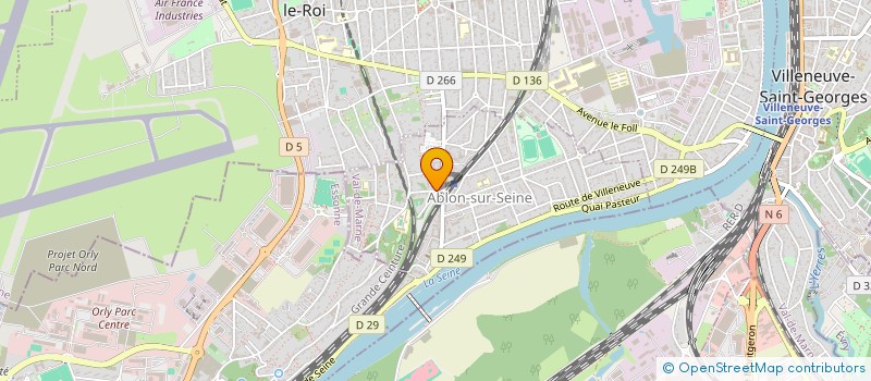 localisation de l'entreprise PROPTERRE  ABLON-SUR-SEINE