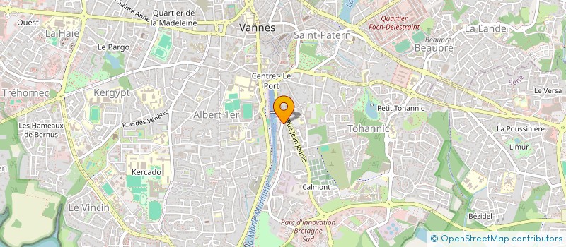 localisation de l'entreprise PROPULSE à VANNES