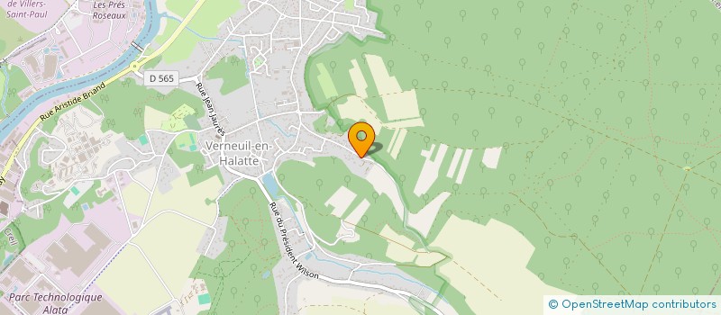 localisation de l'entreprise PROPULSE!  VERNEUIL-EN-HALATTE